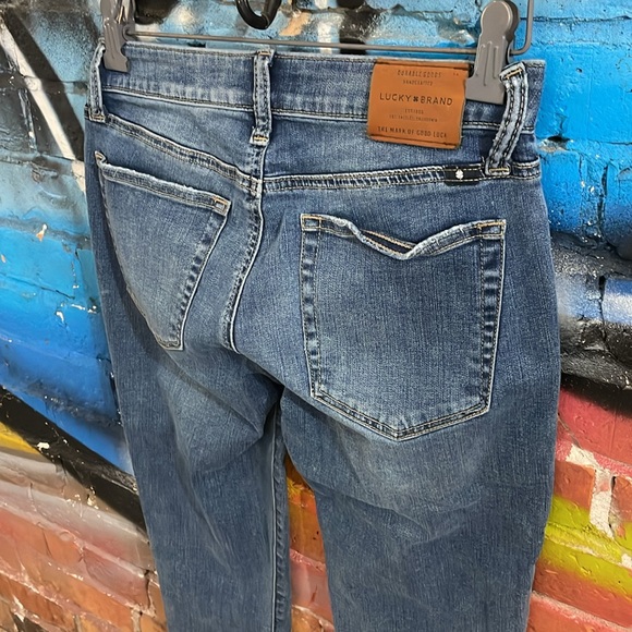 LUCKY BRAND-women’s blue cotton blend denim LOLITA SKINNY leg jeans - Picture 7 of 10